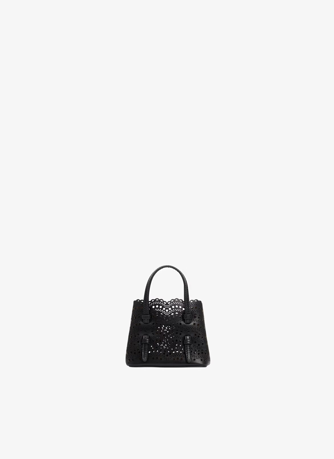 Mini Mina bag in vienne calfskin ALAÏA BLACK MINI MINA BAG IN VIENNE CALFSKIN